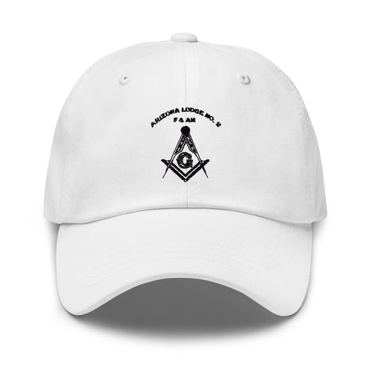 Arizona Lodge No. 2 Hat - White