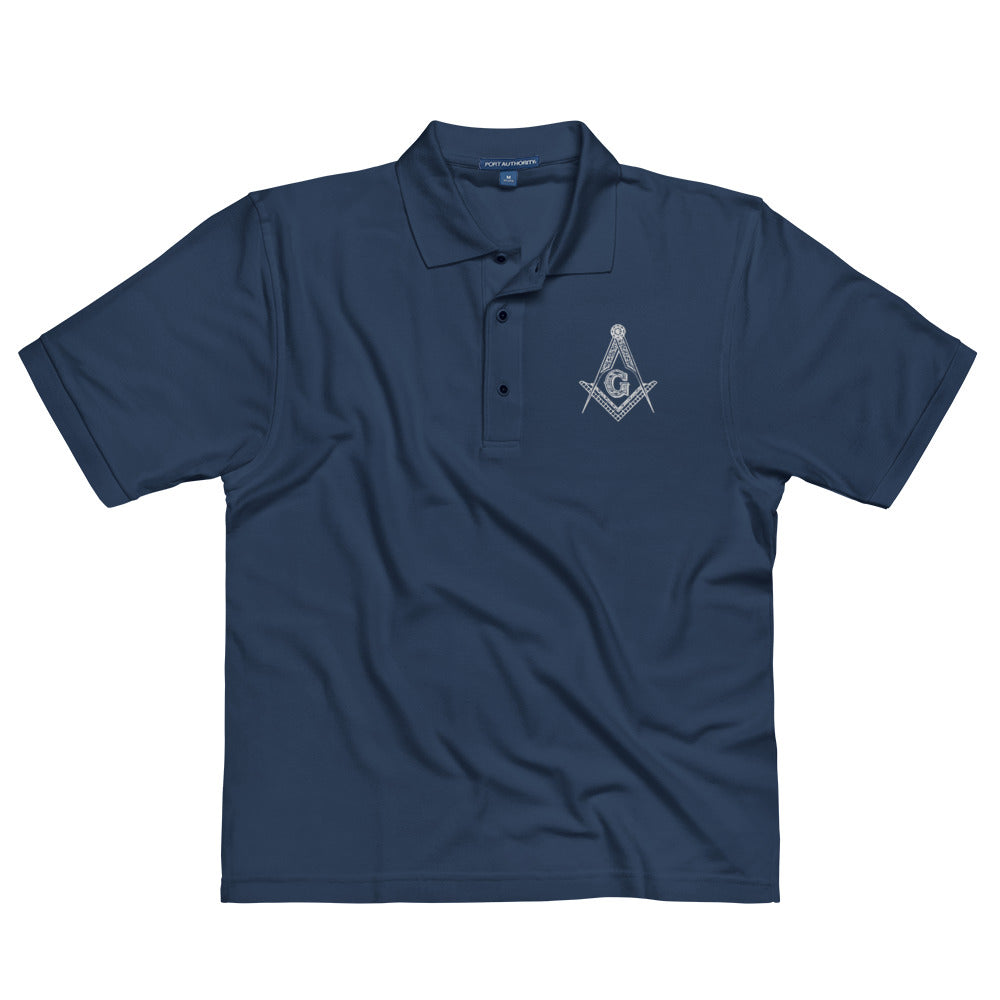 Square & Compass Men's Premium Polo