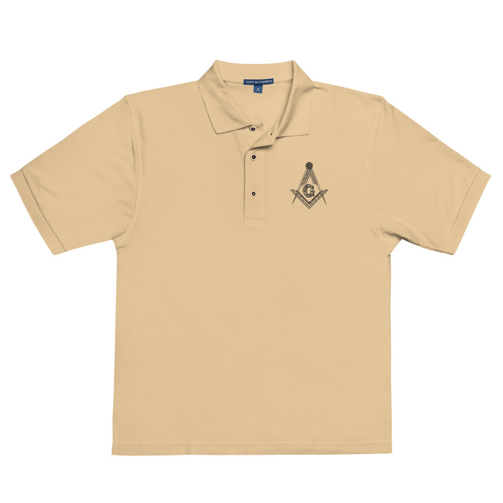 Square & Compass Men's Premium Polo