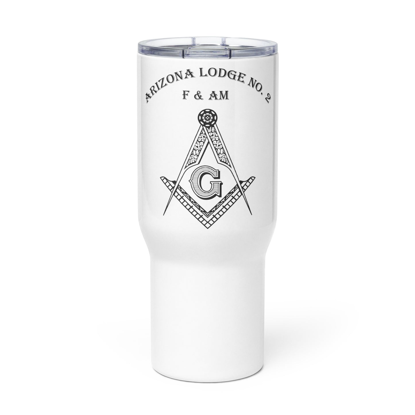 Arizona Lodge No. 2 Travel mug with a handle