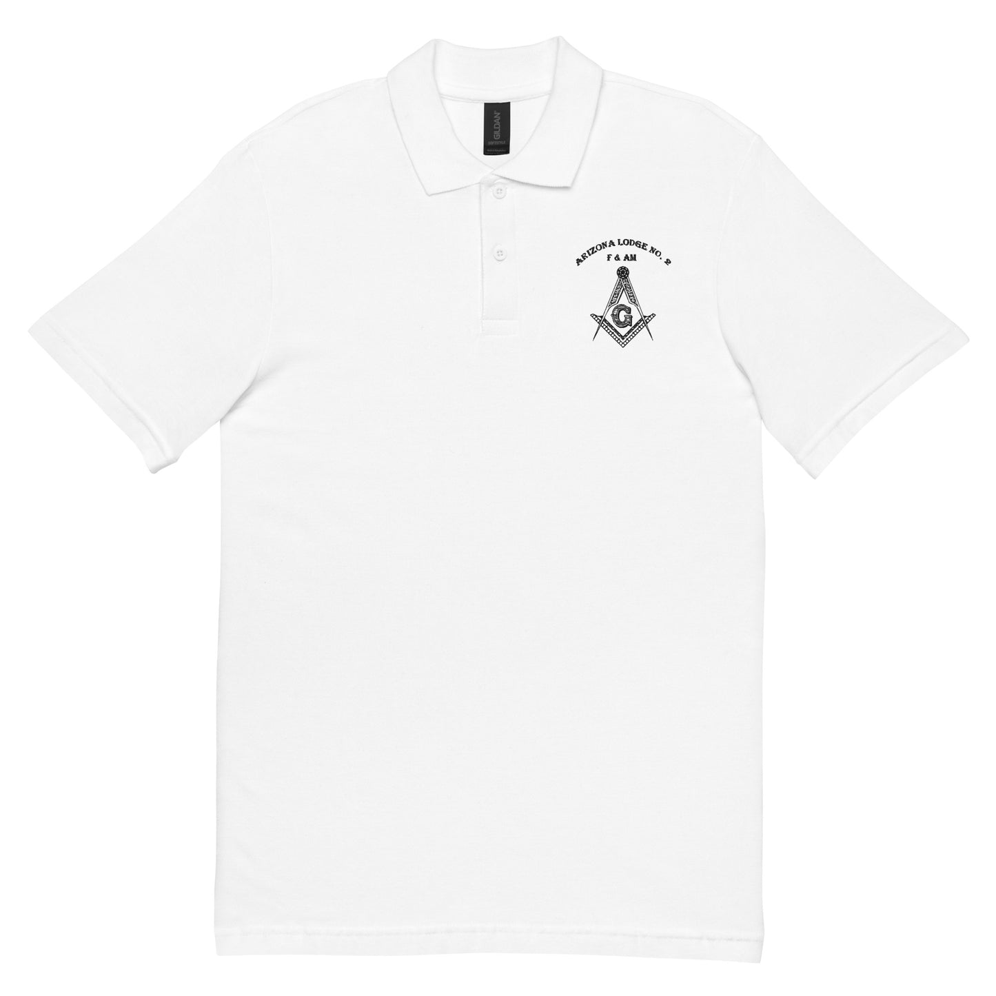 Arizona Lodge No. 2 Polo shirt - White