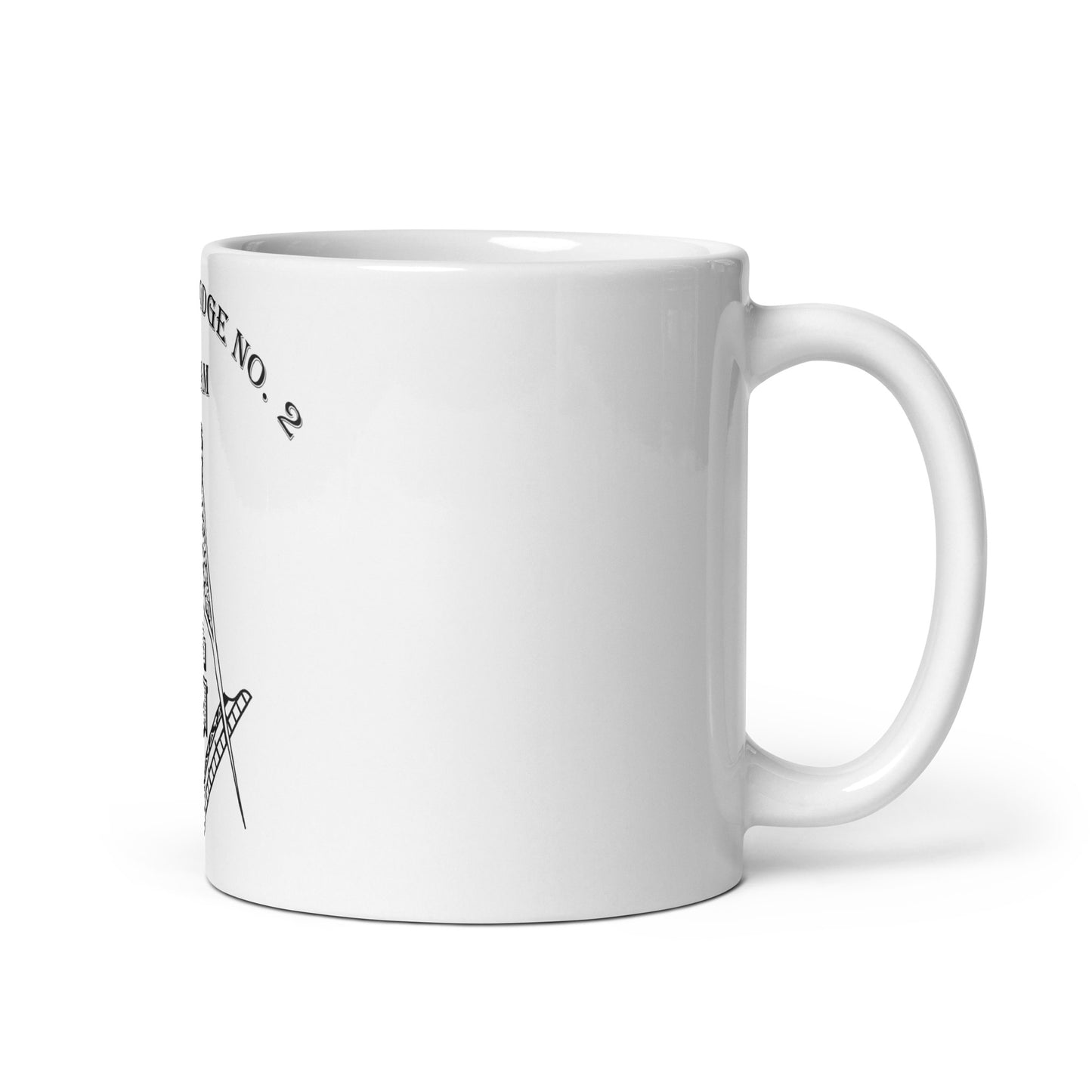 Arizona Lodge No. 2 White glossy mug