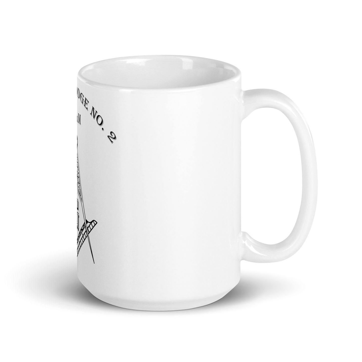 Arizona Lodge No. 2 White glossy mug